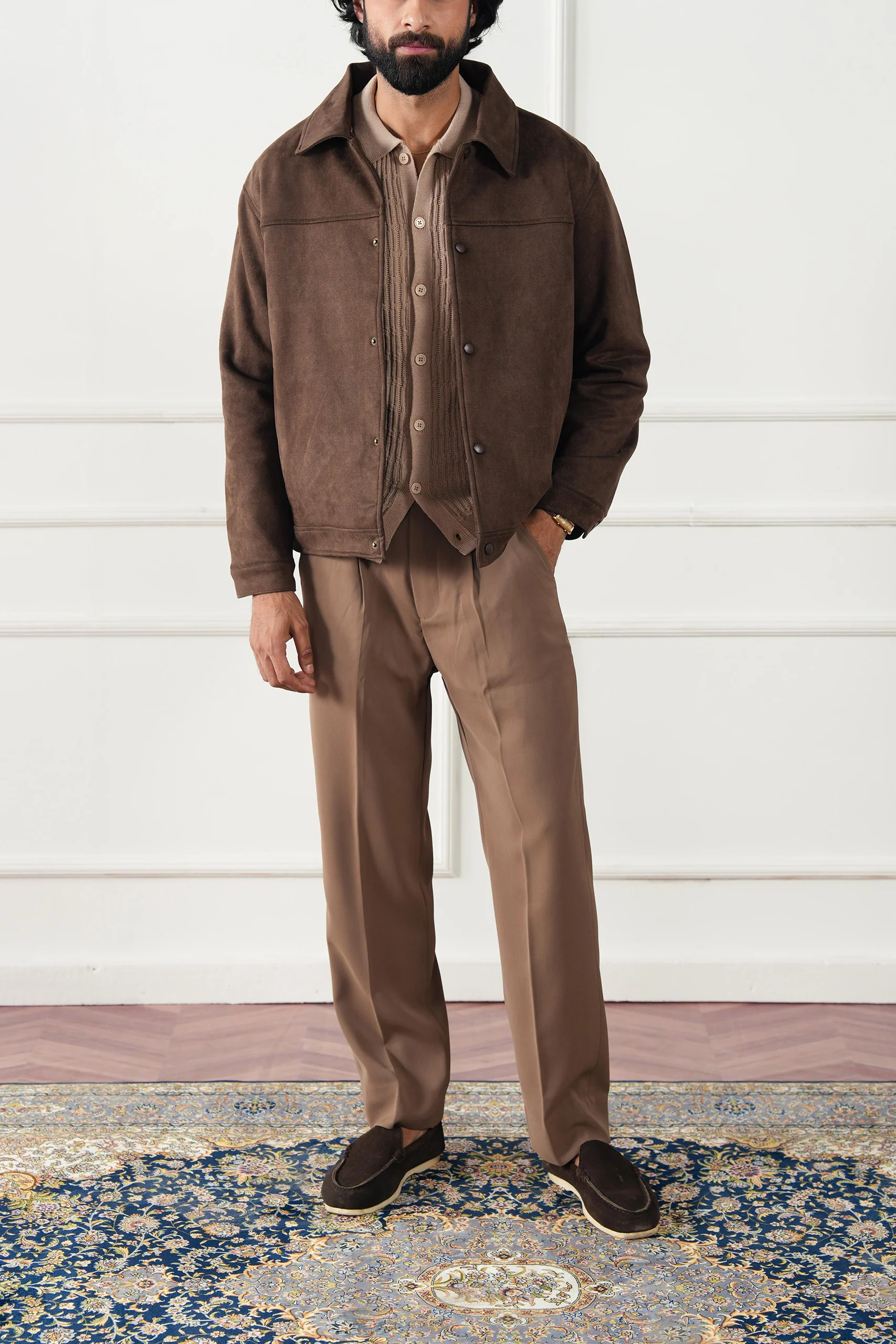 Cable Knit Shirt (MKB-02) - Image 4