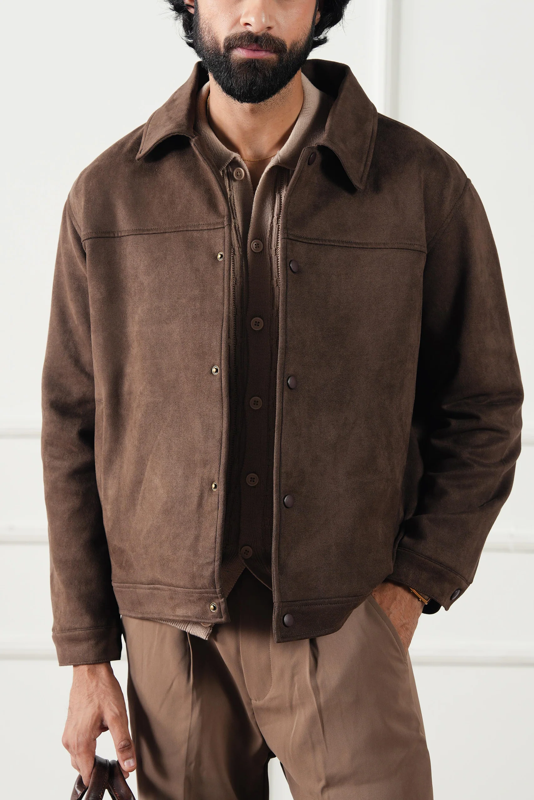 Cable Knit Shirt (MKB-02) - Image 5