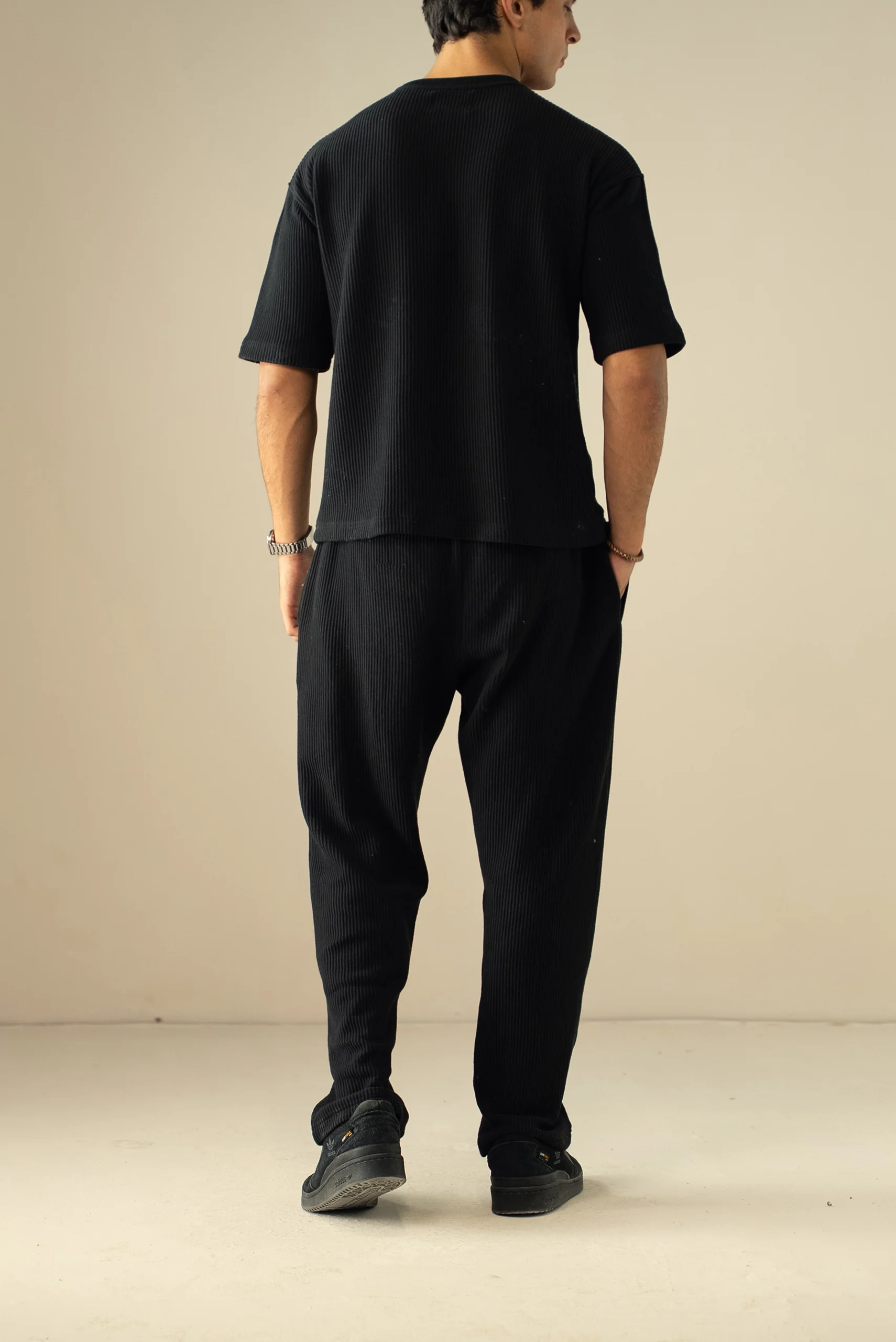 Ottoman Knit Textured T-Shirt (OST-01) - Image 7