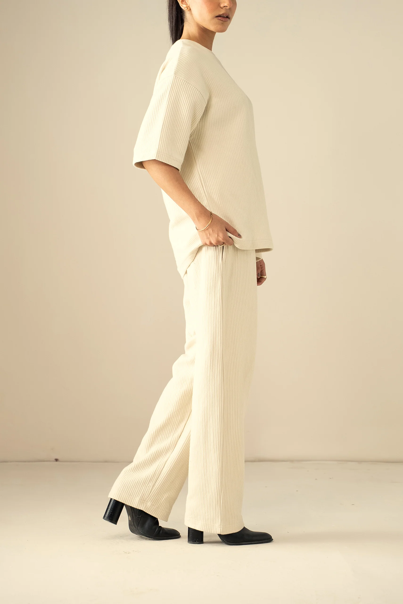 Ottoman Knit Textured Trouser (WRT-02) - Image 6