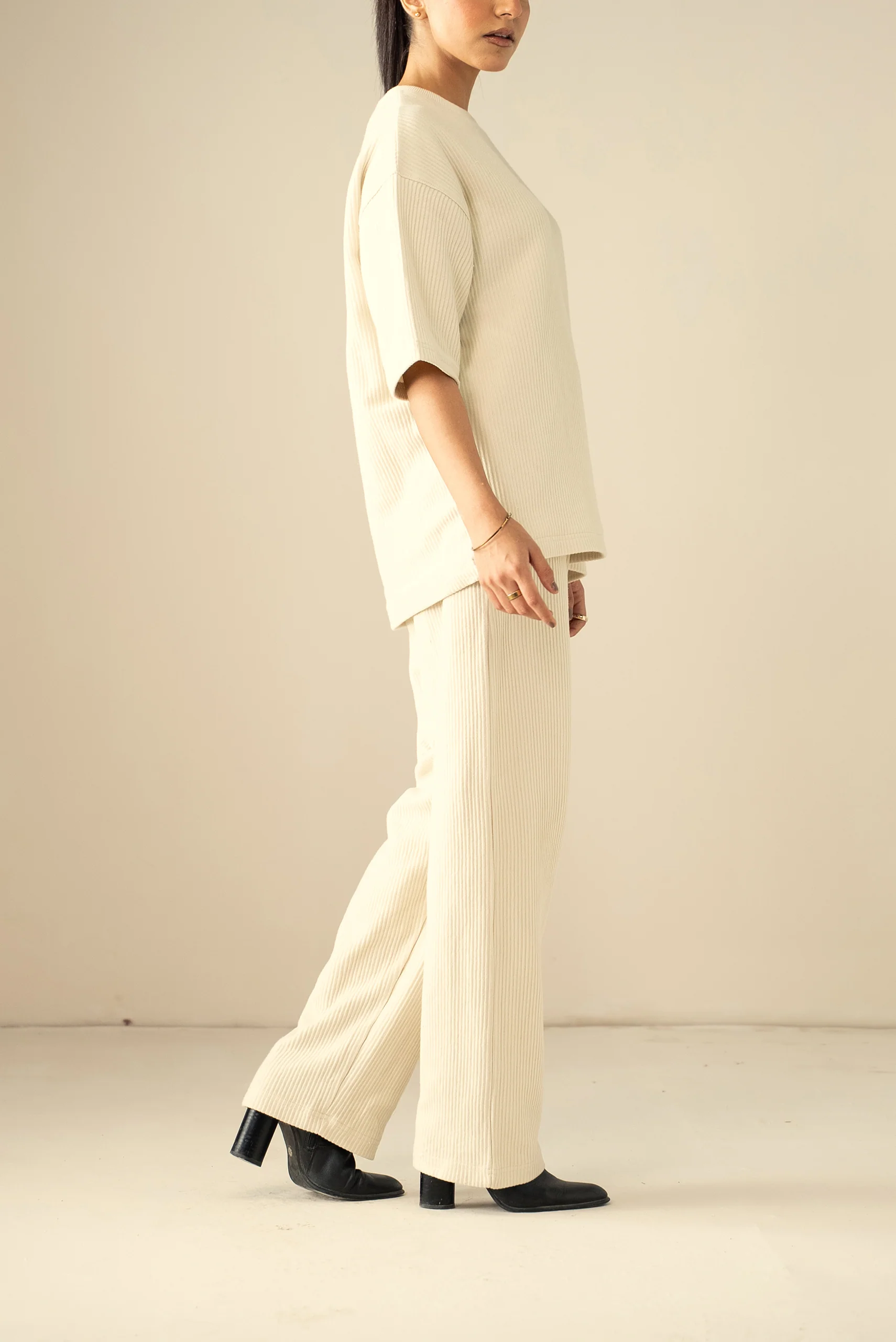 Ottoman Knit Textured Trouser (WRT-02) - Image 9